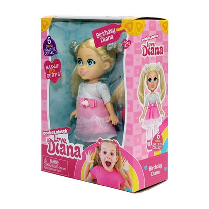 Love, Diana Birthday, 6" Doll