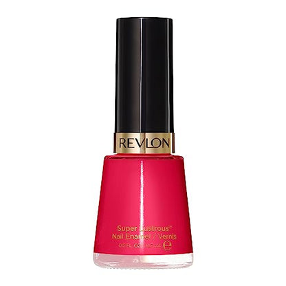 Revlon Nail Enamel, Chip Resistant Nail Polish, Glossy Shine Finish, in Pink, 290 Optimistic, 0.5 oz