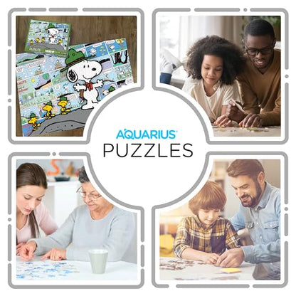 AQUARIUS Peanuts Snoopy Beagle Scouts - Comic 1000 Piece Jigsaw Puzzle(1000 Piece Jigsaw Puzzle) - Glare Free - Precision Fit - Officially Licensed Peanuts Merchandise & Collectibles - 20x28 Inches