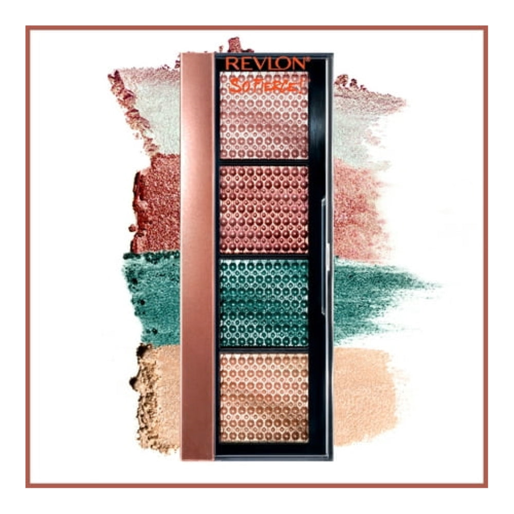 Revlon So Fierce! Prismatic, Long Lasting Matte and Pearl Cream Eyeshadow Palette, 936 Slight Flex