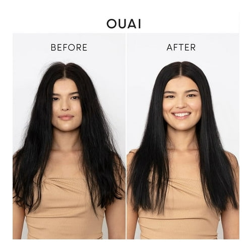 OUAI Leave In Conditioner & Heat Protectant Spray - Prime Hair for Style, Smooth Flyaways, Add Shine and Use as Detangling Spray - No Parabens, Sulfates or Phthalates (4.7 oz)