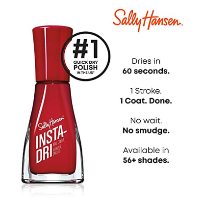 Sally Hansen Insta-Dri Nail Polish, Luxe Finish Collection, Sleek-a-boo, 0.31 fl oz