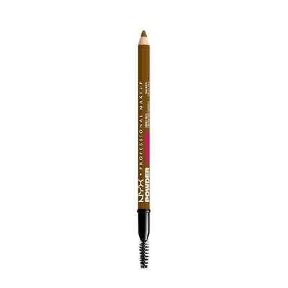 NYX PROFESSIONAL MAKEUP Powder Louder Eyebrow Pencil, Brow Pencil with Buildable Volume For Up To 12HR Wear, Vegan Formula - Blonde