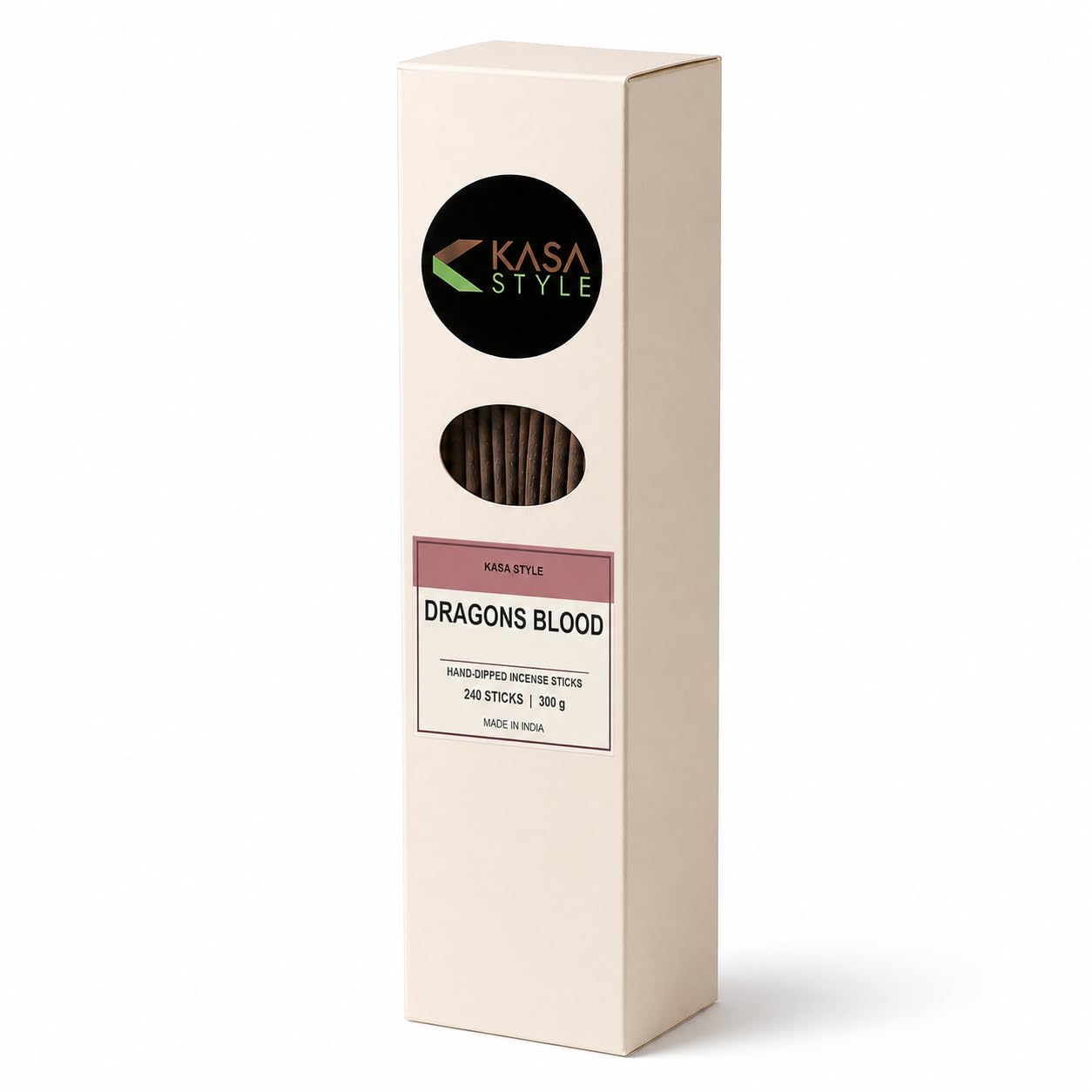 Kasa Style Incense Sticks, Hand-Dipped, 240 Ct, 300 g