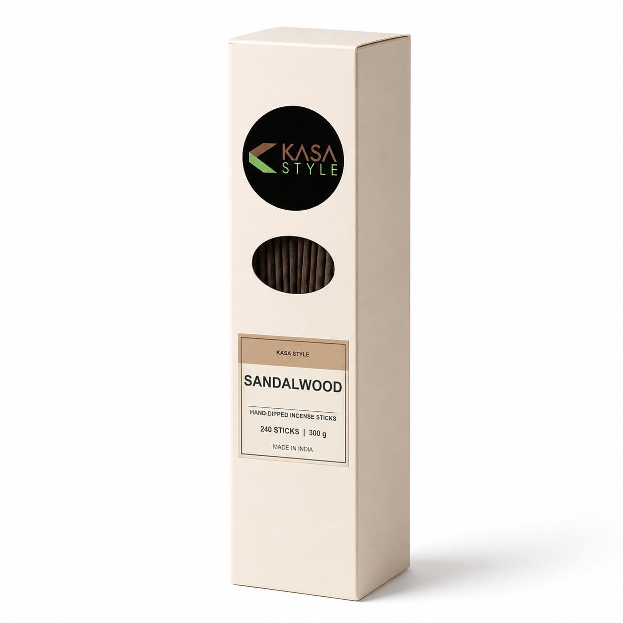 Kasa Style Incense Sticks, Hand-Dipped, 240 Ct, 300 g