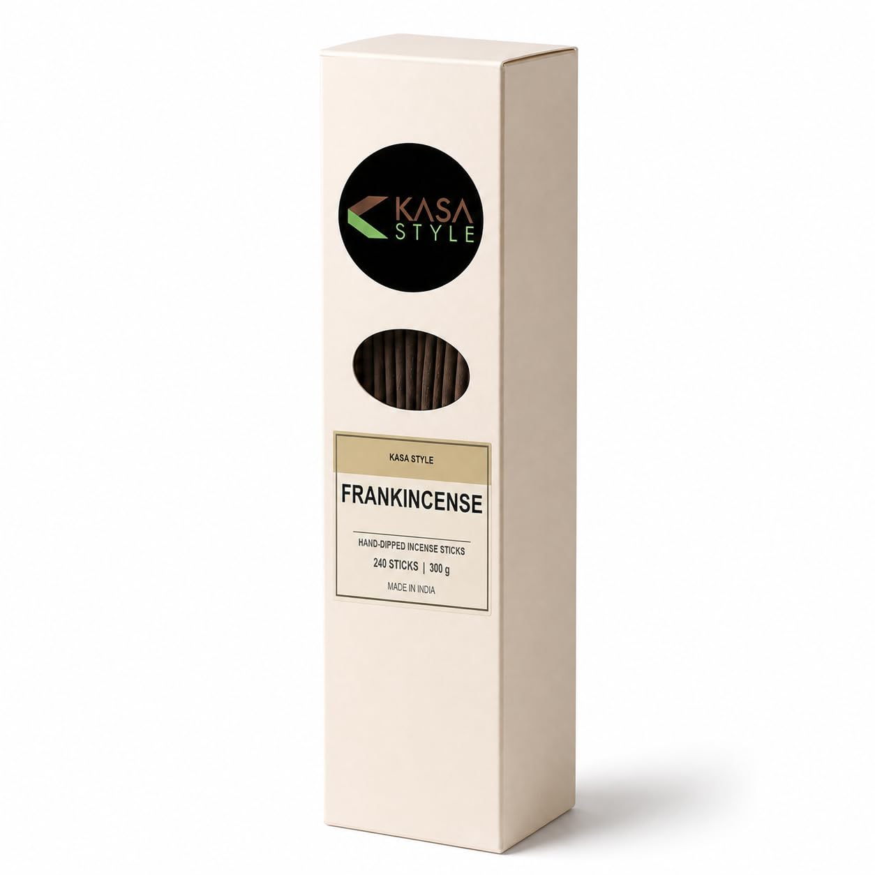 Kasa Style Incense Sticks, Hand-Dipped, 240 Ct, 300 g