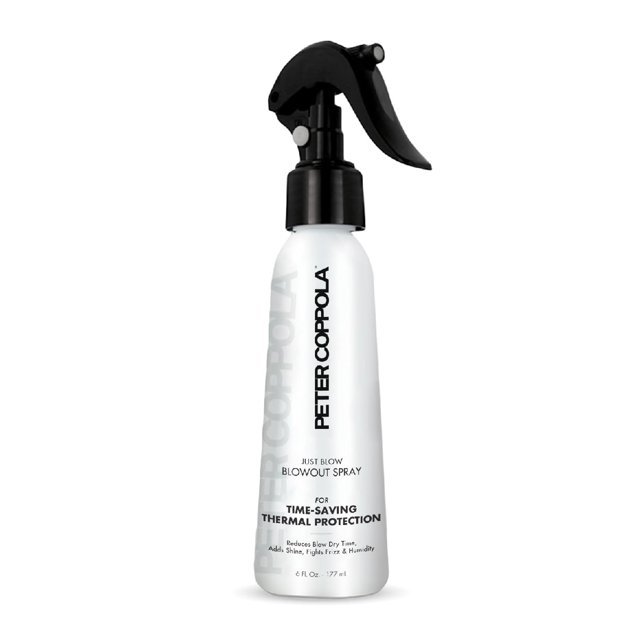 PETER COPPOLA Just Blow - Heat Protectant Spray for Blow-Drying, Anti-Frizz, Smoothing and Straightening All Hair Types - Conditions and Adds Shine - 6 oz