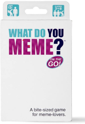 WHAT DO YOU MEME? On The Go! The BiteSized Travel Edition Card Game for Meme Lv