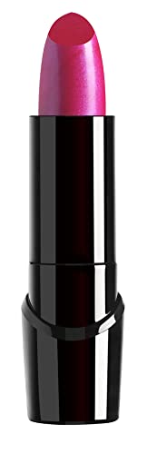 wet n wild Silk Finish Lipstick, Hydrating Rich Buildable Lip Color, Formulated with Vitamins A,E, & Macadamia for Ultimate Hydration, Cruelty-Free & Vegan - Fuchsia with Blue Pearl