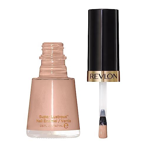 Revlon Nail Polish, Super Lustrous Nail Enamel Polish, Chip Resistant & Longwear Formula, High Shine Finish, 705 Gray Suede, 0.5 fl oz.