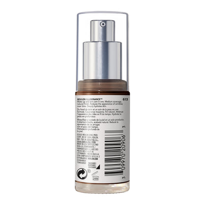 Revlon Illuminance Skin-Caring Liquid Foundation Makeup, Medium Coverage, 613 Honey Java, 1 fl oz