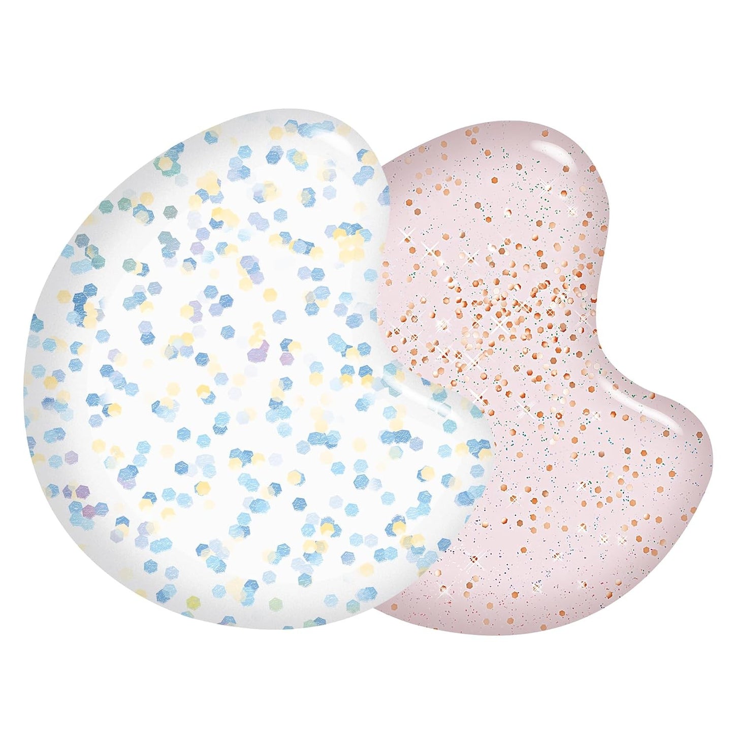 Sally Hansen Insta-Dri®, Twinkle, Twinkle and Shooting Star, Quick Dry, Long Lasting, Streak-Free Shine, Glitter Nail Polishes
