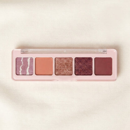 The Beauty Crop Oui Cherie Mini Treat Eyeshadow Palette Pink Purple Berry 0.18oz