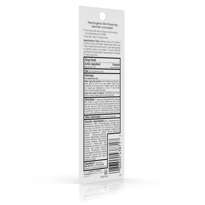 Neutrogena SkinClearing Blemish Concealer Face Makeup, Deep 20, 0.05 Oz