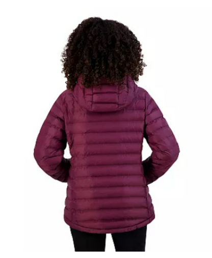 ZeroXposur Women's Brianna Packable Puffer Jacket Sangria Red Medium Quilted NWT