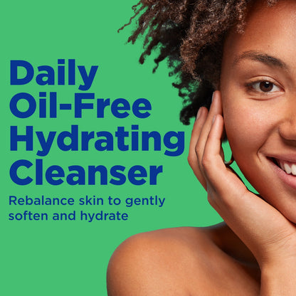 Differin Daily Oil Free Hydrating Cleanser Gentle Face Wash for Acne Prone Skin.