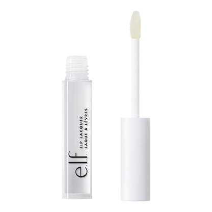 e.l.f. Cosmetics Lip Lacquer Clear Hydrating Gloss Non-Sticky High Shine 2 Pack