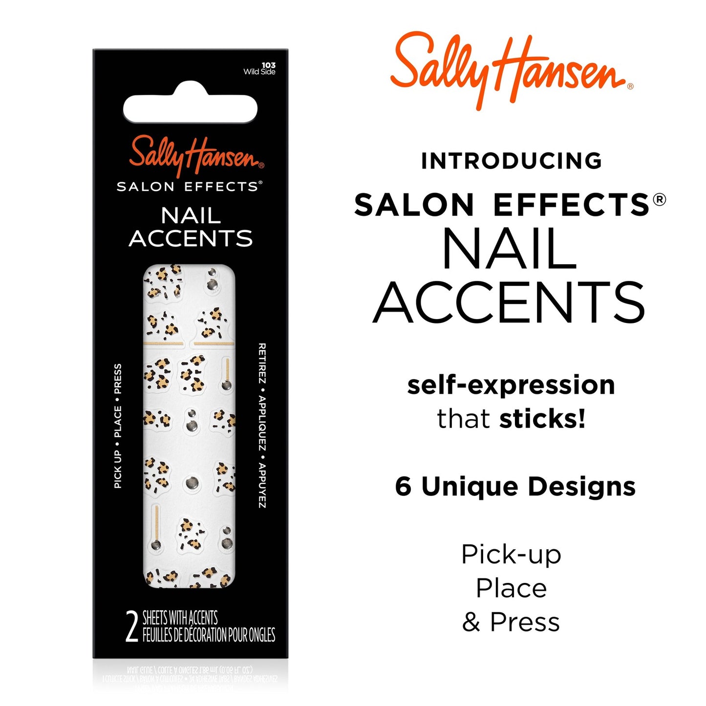 Sally Hansen Salon Effects Nail Accents | Easy to Use, No Commitment, Mix and Ma