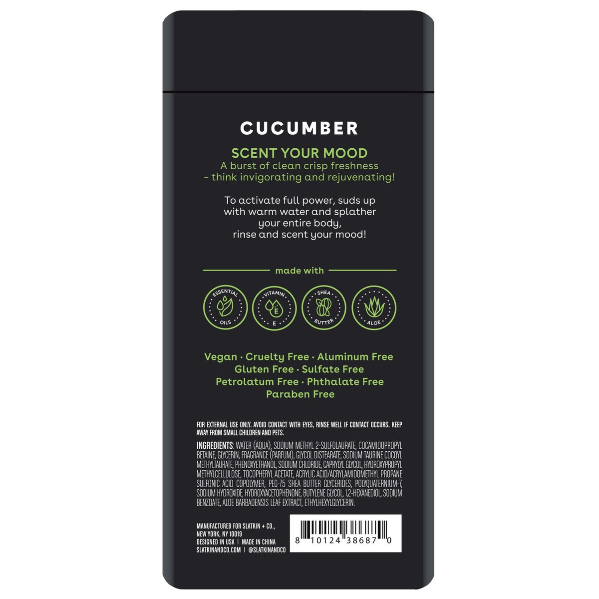 Dwell212 Cucumber Body Wash, 16 fl oz
