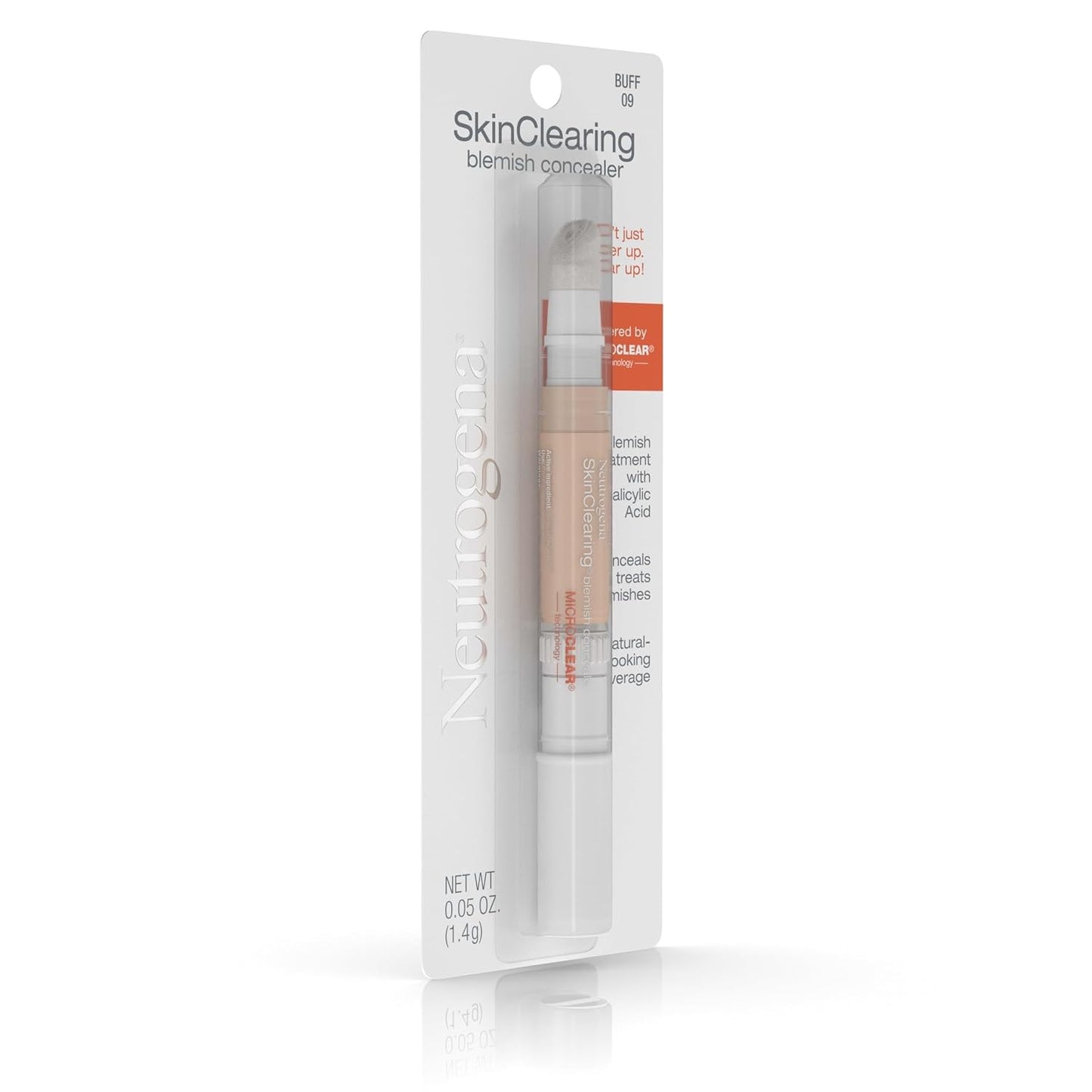 Neutrogena SkinClearing Blemish Concealer Face Makeup, Buff 09, .05 oz