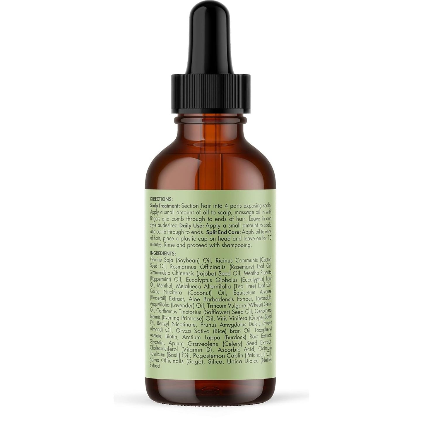 Mielle Organics Rosemary Mint Hair Oil with Biotin, 2 oz | Hair strengthening