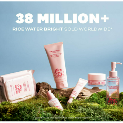 Face Shop Rice Water Bright Vegan Eye Cream Eye Cream for Dark Circles Dark Circles Under Eye Treatment Under Eye Brightener Hydrating Niacinamide Hyaluronic Acid Korean Skin Care