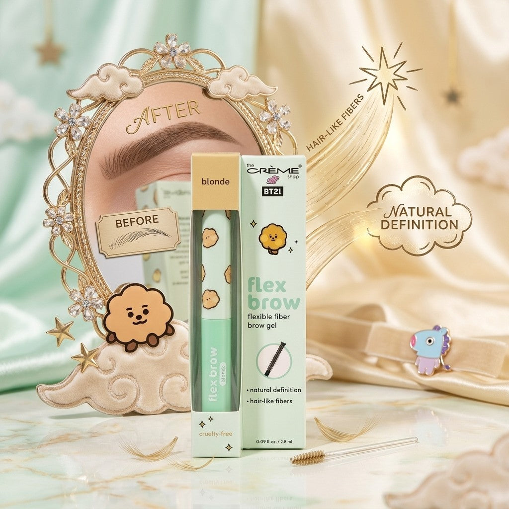 The Creme Shop x BT21 Flex Brow Flexible Fiber Brow Gel - Blonde Chimmy 0.09oz