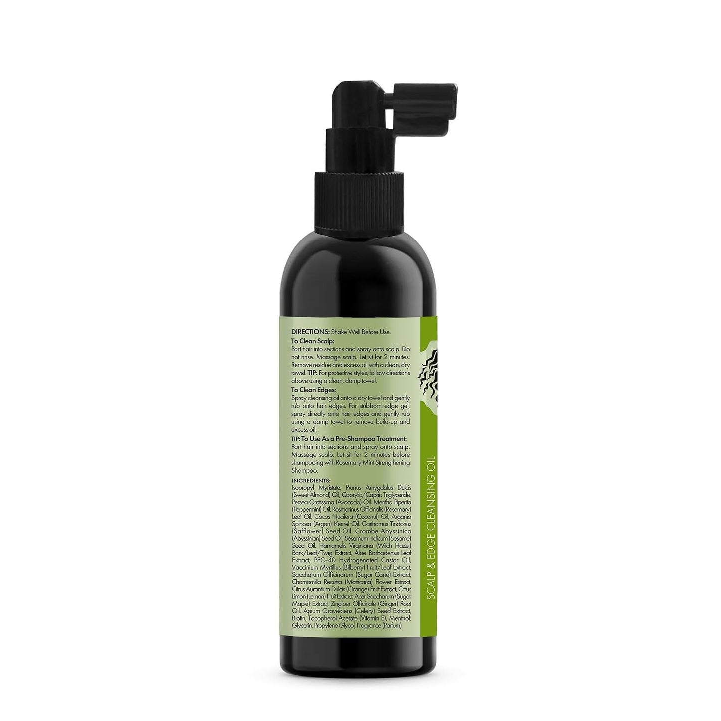 Mielle Organics Rosemary & Mint Scalp & Edge Cleansing Hair Oil - No-Rinse 4 oz