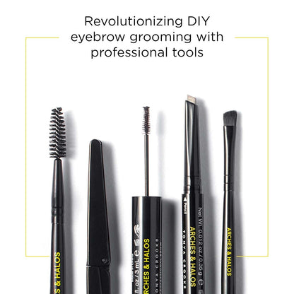 Arches Halos Natural Hold Brow Gel Coat Condition Brows Vegan Cruelty Free Makeup Clear 0 1 oz