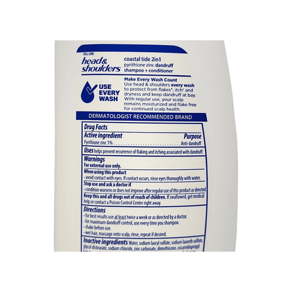 Head & Shoulders Men Full & Thick 2in1 Dandruff Shampoo Conditioner 20.7oz