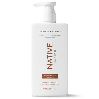 Native Moisturizing Shampoo Coconut and Vanilla 16.5 fl oz
