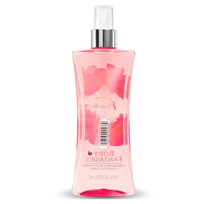 Body Fantasies Signature Fragrance Body Spray, Sugar Peach, 8 fl oz