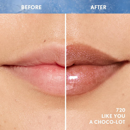 Covergirl Clean Fresh Yummy Plumper Lip Gloss, 720 Like You A Choco-Lot, Shiny,