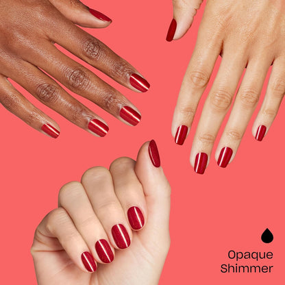 OPI RapiDry Quick Dry Nail Polish Colors | Opaque, Crème  Red-y in Snow Time