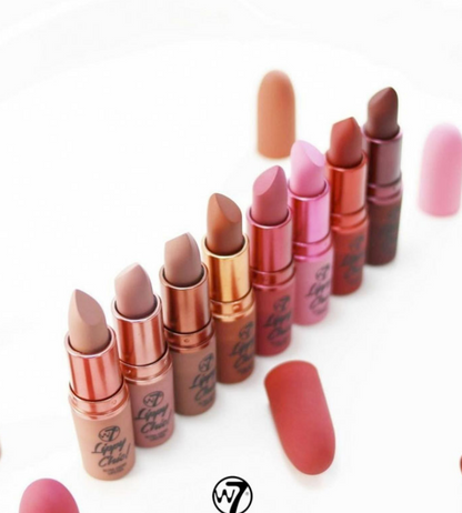 W7 Lippy Chic Ultra Creme Lipstick Lip Service Orange Nude High Pigment New