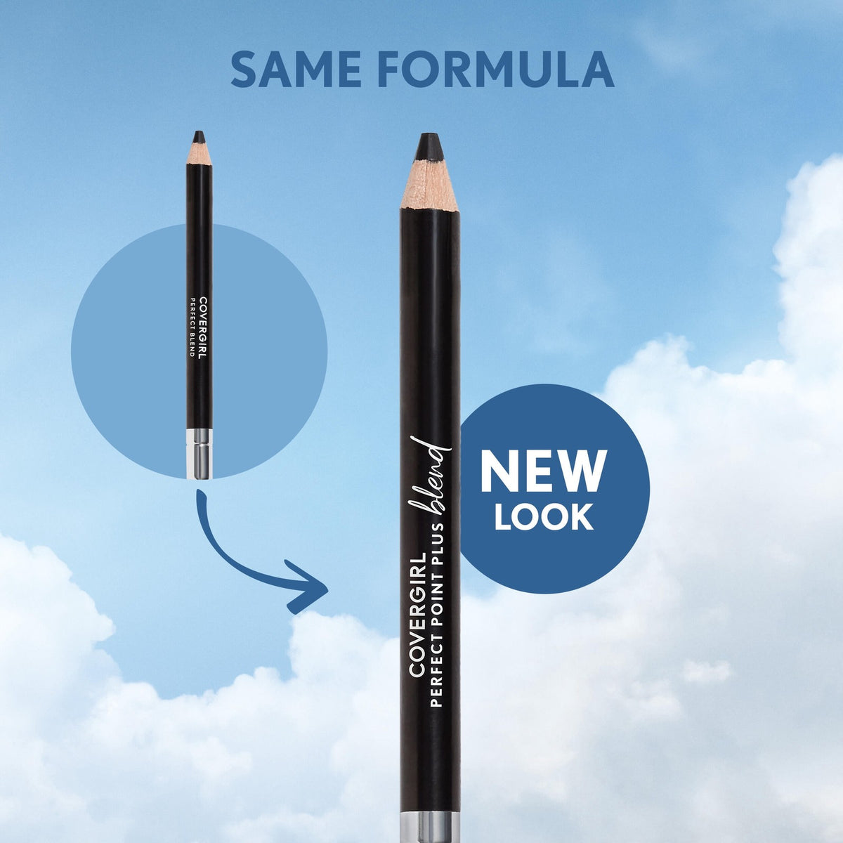 COVERGIRL Perfect Point Plus Blend Eyeliner Pencil - 130 - Smoky Taupe, 0.85g