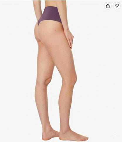 SPANX supersmooth Undie-tectable Thong - Comfortable Core Control - Large, Prune