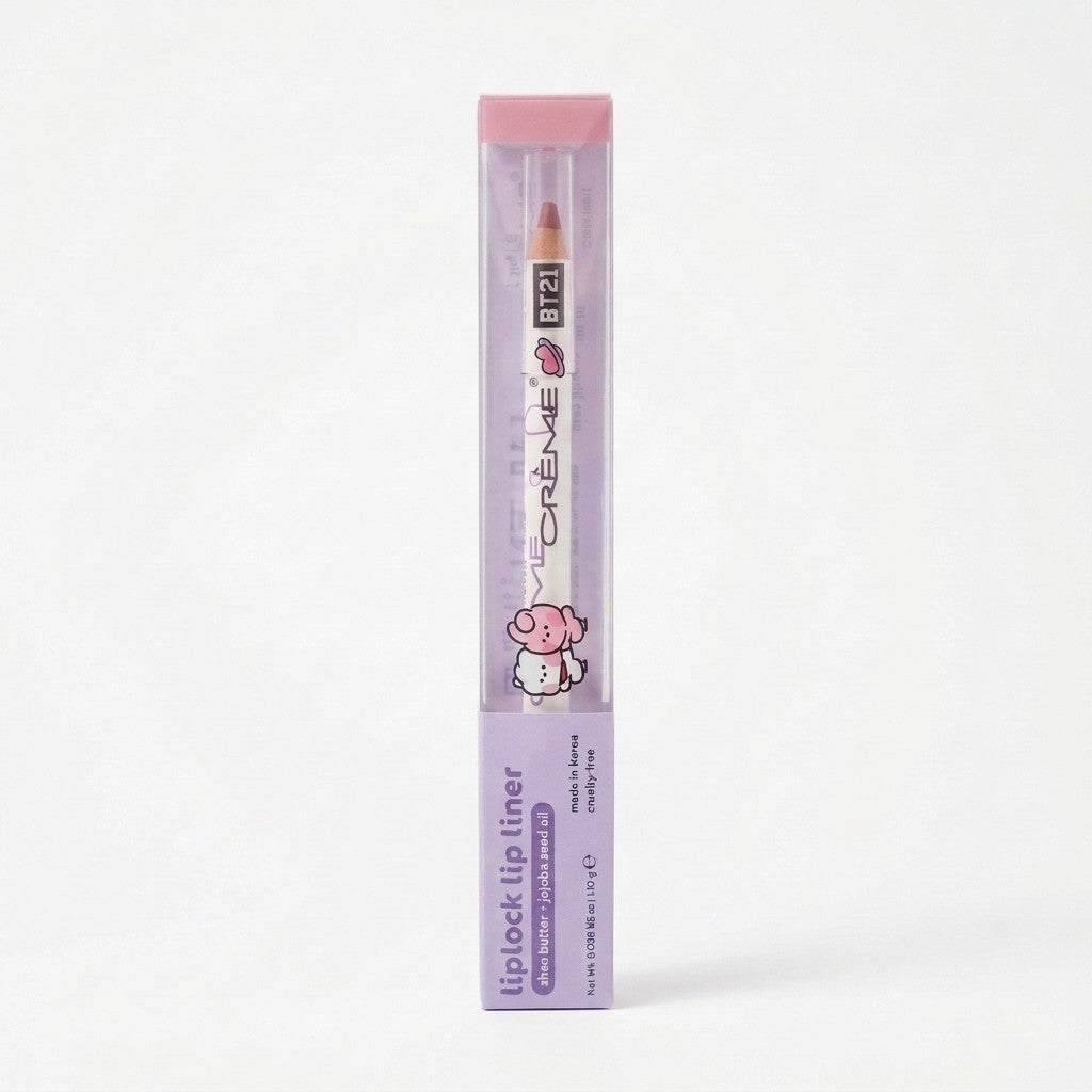 The Crème Shop BT21 Minini Liplock Lip Liner Shea Butter, Encore 0.038 oz