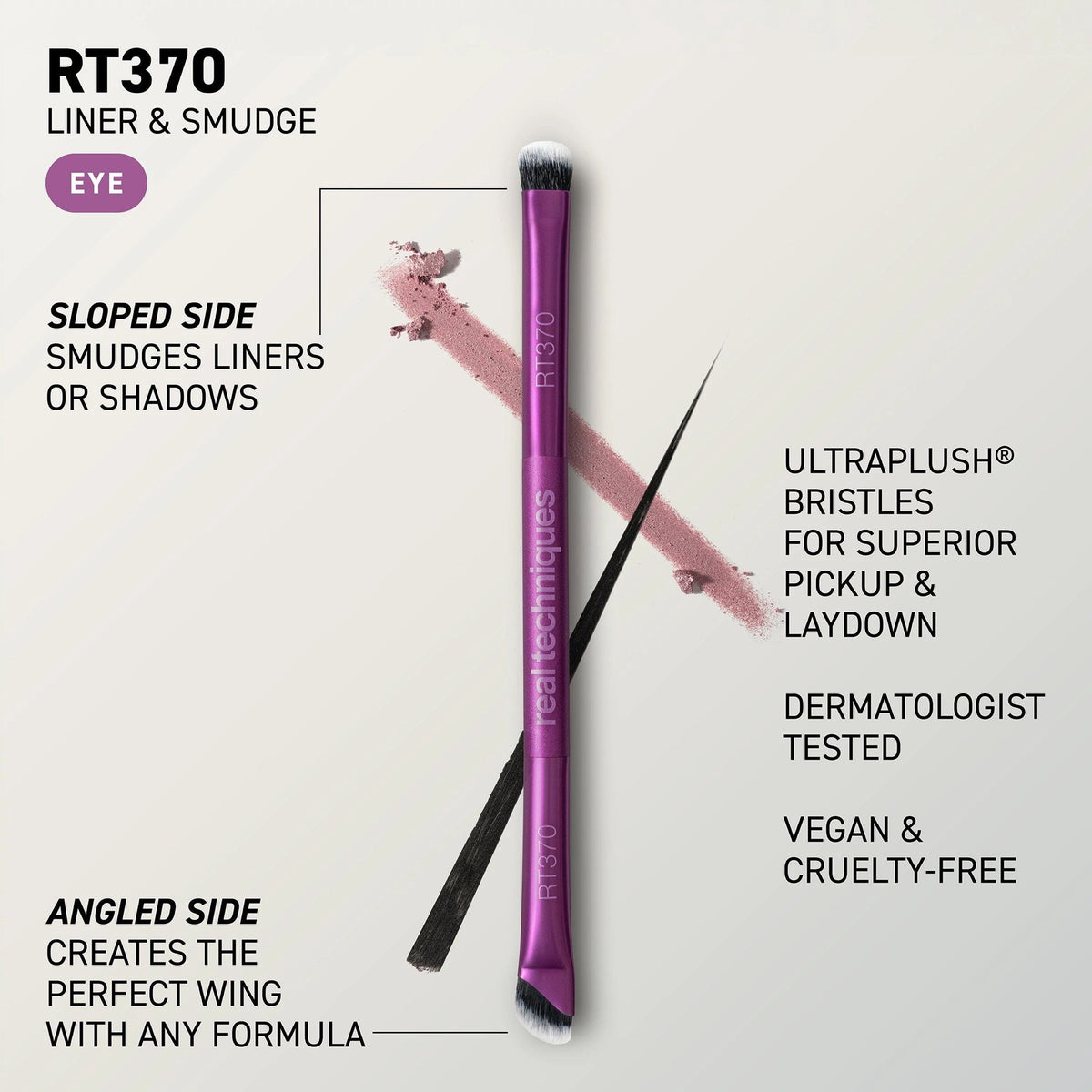 Real Techniques Liner and Smudge Brush