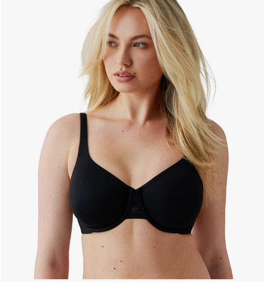 Wacoal Ever Flexing, Full Coverage, Seamless, Fit Flexable, Black, 2XL