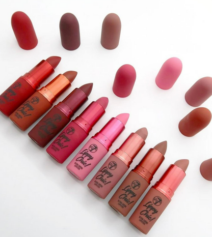 W7 Lippy Chic Ultra Creme Lipstick Lip Service Orange Nude High Pigment New
