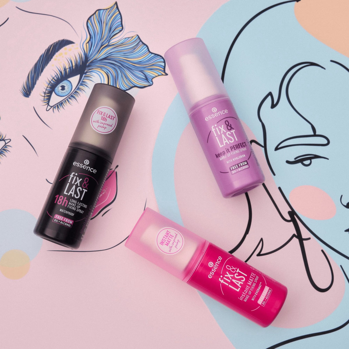 essence Fix & Last Instant Matte Make-Up Fixing Spray