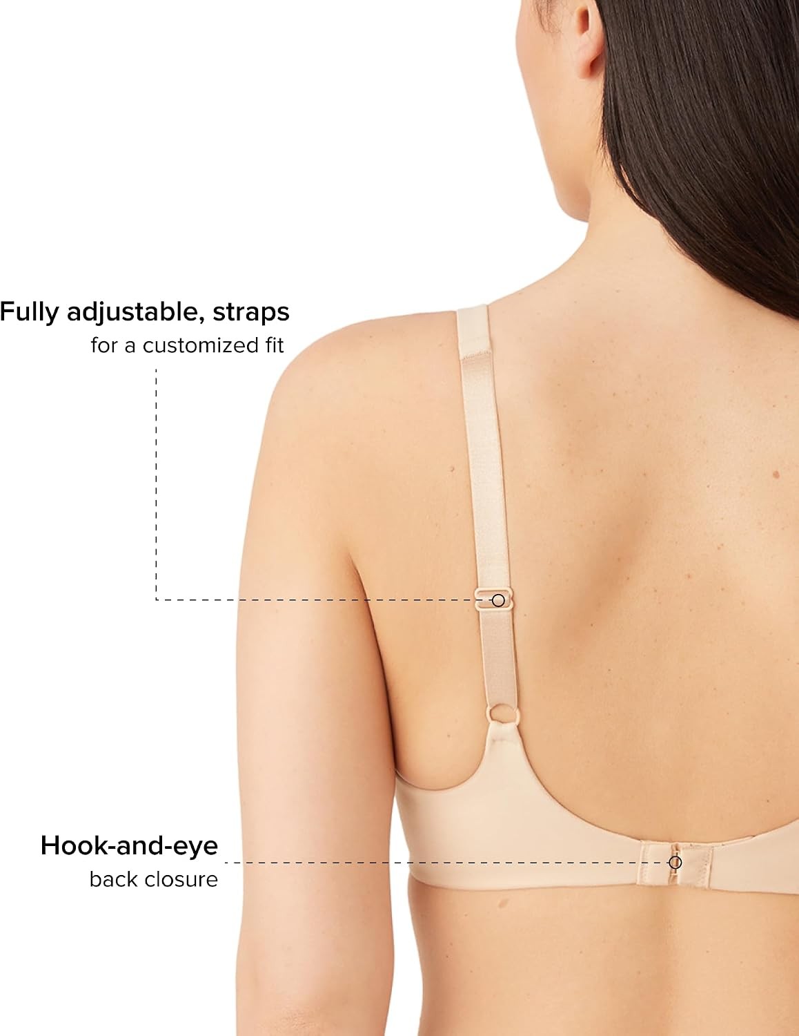 Wacoal womens How Perfect Wire Free T-Shirt Bra, SAND, 36DD