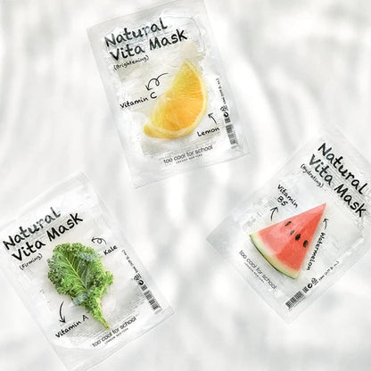 Too Cool For School - Natural Vita Mask - Brightening (Vitamin C, Lemon)