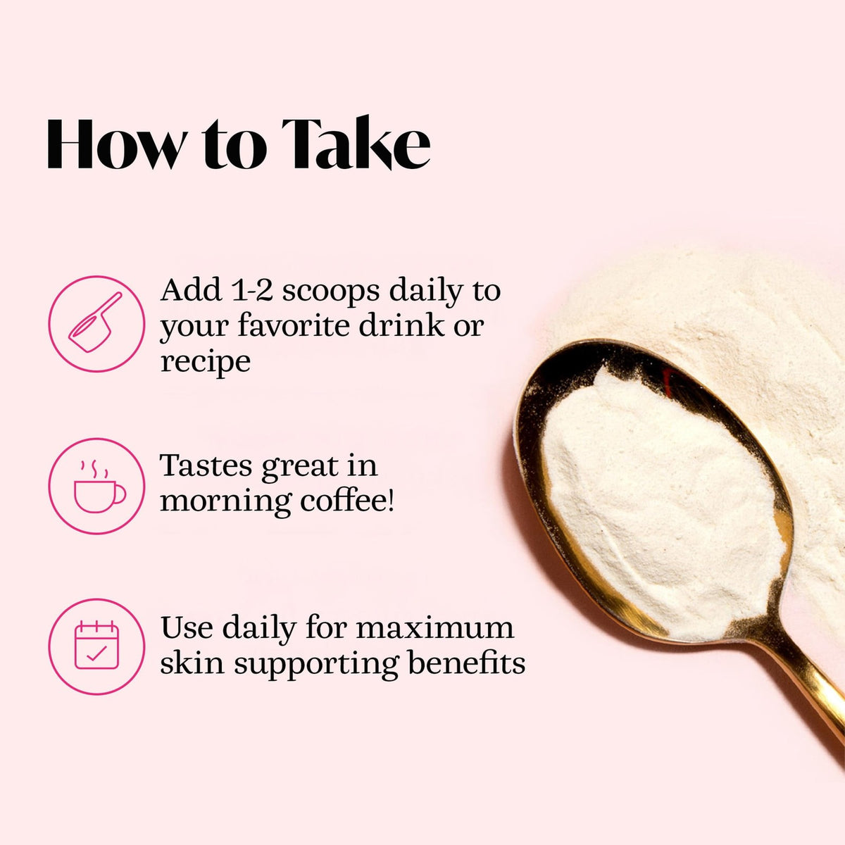 Winged Wellness Glow Up Collagen Powder for Women 25 Servings