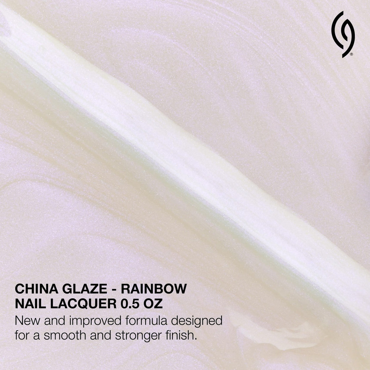 China Glaze CG Nail Lacquer Rainbow Sheer Iridescent Pink Nail Polish Quick Dry Chip Resistant High Gloss Finish for Salon DIY Manicure 0 5 fl oz