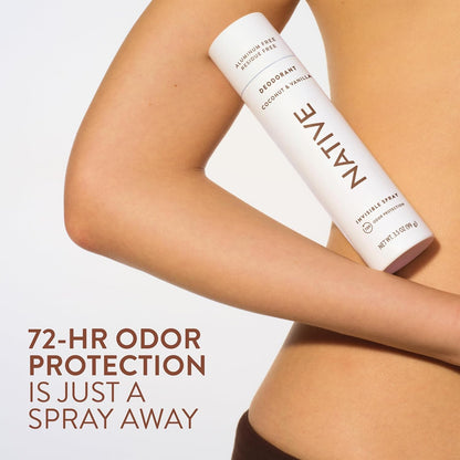 Native Deodorant & Body Spray, Coconut & Vanilla, Quick Drying, 3.5 oz