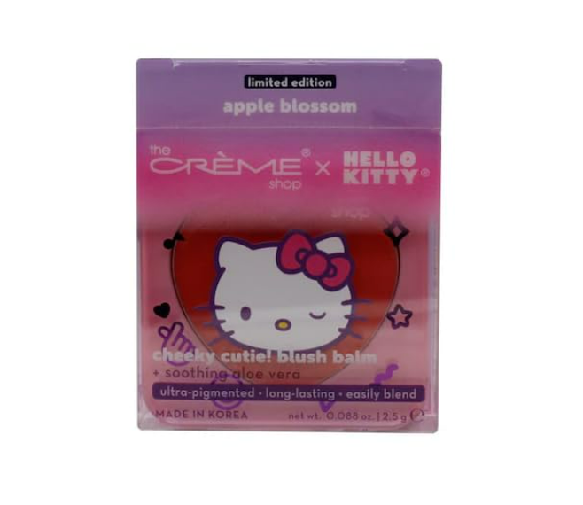 THE CRÈME SHOP X HELLO KITTY(PURPLE) BLUSH BALM - APPLE BLOSSOM, 1 Count