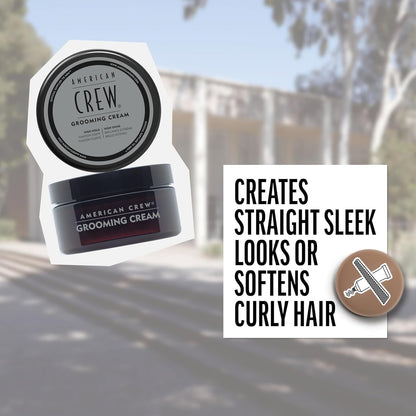 American Crew Men's Grooming Cream Like Hair Gel with High Hold & High Shine 3oz