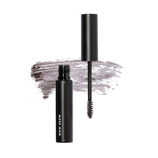 e.l.f. Wow Brow Gel, Volumizing, Buildable, Wax-Gel Hybrid, Deep Brown